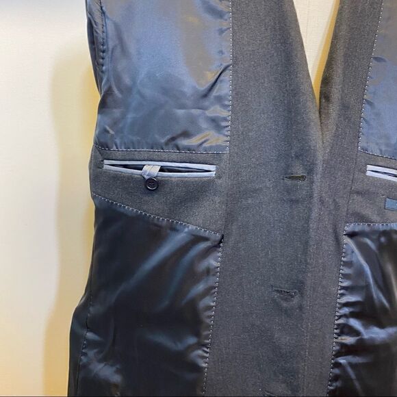 Kenneth Cole reaction slim fit performance blazer sport Coat XL - Picture 12 of 15